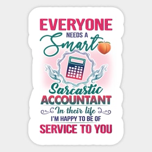 Sarcastic Accountant Sticker